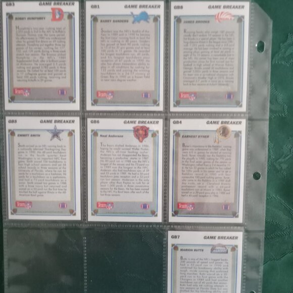Upper Deck Hologram Game Breaker cards (set of 7), see list below for players - Picture 2 of 2